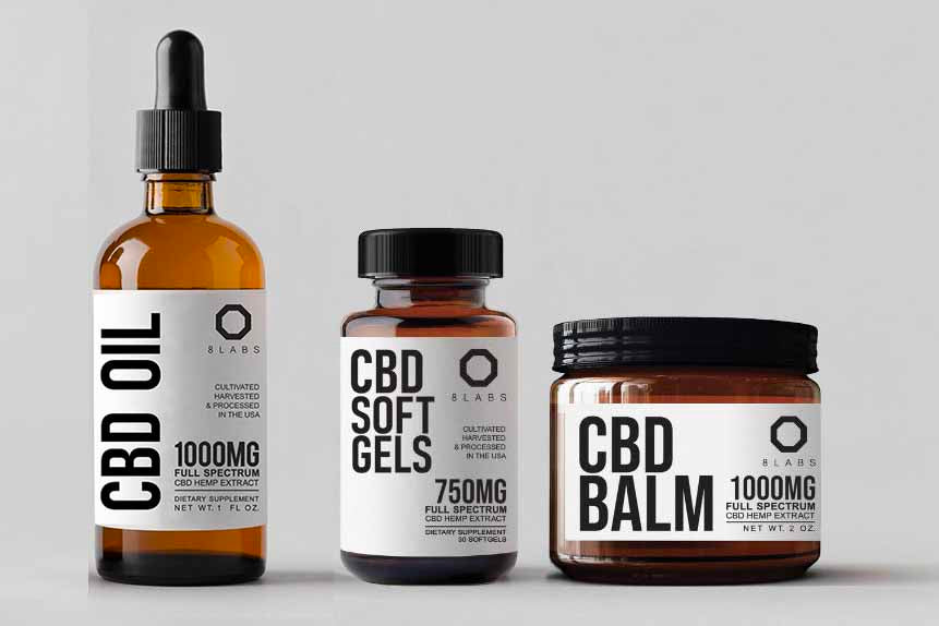 8Labs CBD Full Spectrum Organic CBD Starter Bundle