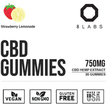**NEW** Full Spectrum Organic CBD Gummies (30 Count) | 8LABS CBD