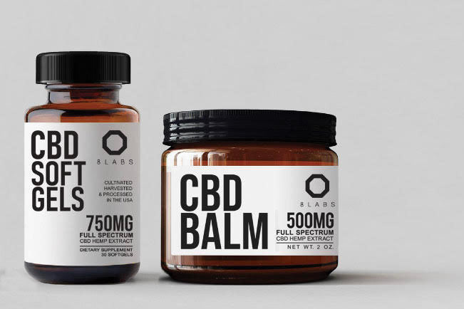 8Labs CBD Full Spectrum Organic CBD Stress Management Bundle